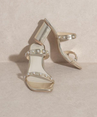 OASIS SOCIETY Victoria - Pearl Strap Heel - Crazy Daisy Boutique