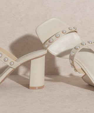 OASIS SOCIETY Victoria - Pearl Strap Heel - Crazy Daisy Boutique