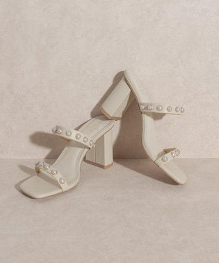 OASIS SOCIETY Victoria - Pearl Strap Heel - Crazy Daisy Boutique