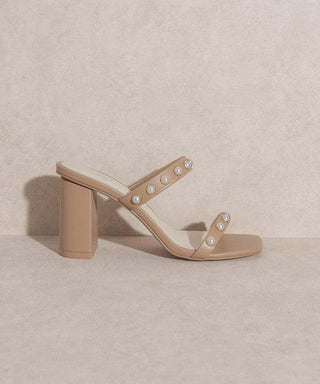 OASIS SOCIETY Victoria - Pearl Strap Heel - Crazy Daisy Boutique