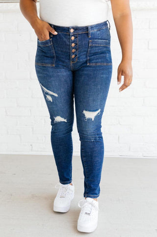 Patch Of Cargo Skinnies - Crazy Daisy Boutique