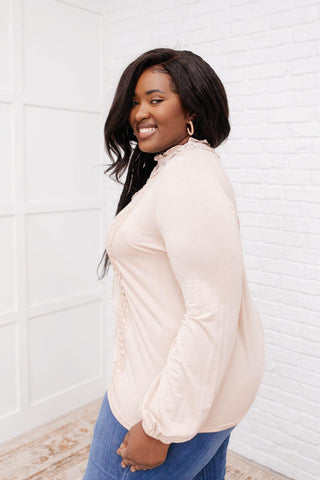 Picture This Top In Blush - Crazy Daisy Boutique