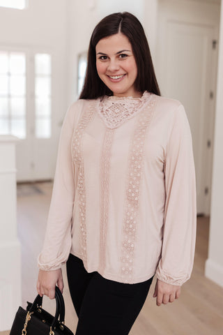 Picture This Top In Blush - Crazy Daisy Boutique