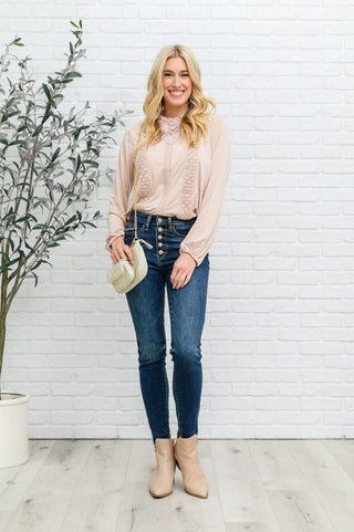 Picture This Top In Blush - Crazy Daisy Boutique