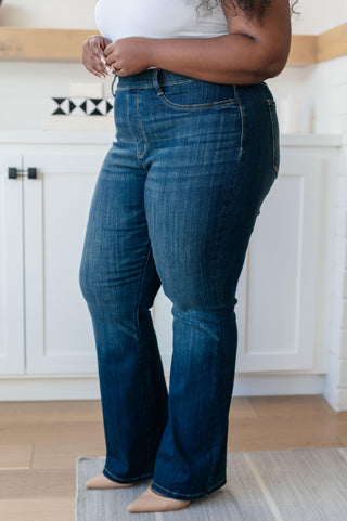 Ricki High Rise Pull On Slim Bootcut Jeans - Crazy Daisy Boutique