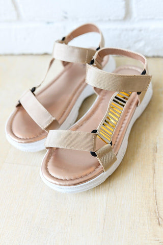 Sidewalk Strappy Sports Sandals - Crazy Daisy Boutique