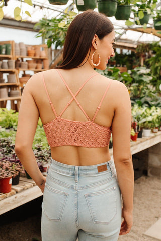 So This is Love Bralette in Coral Haze - Crazy Daisy Boutique