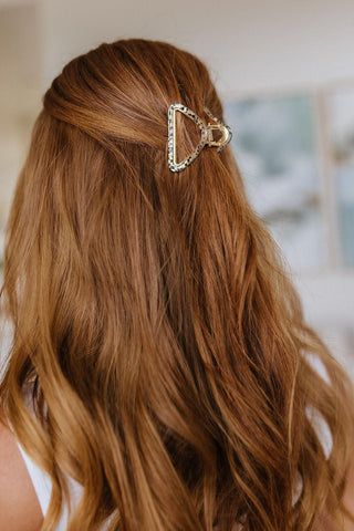 Speckled Triangle Claw Clip - Crazy Daisy Boutique