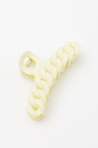 Spiral Claw Clip in Light Yellow - Crazy Daisy Boutique