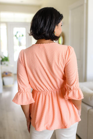 Sweet Sherbet Swiss Dot Top - Crazy Daisy Boutique