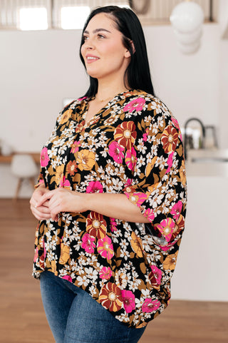 Take Another Chance Floral Print Top - Crazy Daisy Boutique