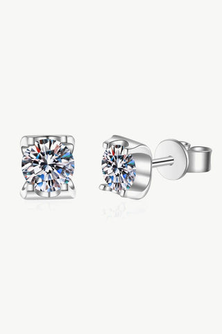 Weekend Meetup Moissanite Stud Earrings - Crazy Daisy Boutique