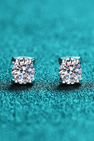 Weekend Meetup Moissanite Stud Earrings - Crazy Daisy Boutique