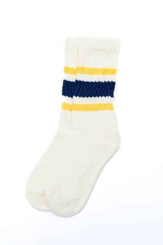 World's Best Dad Socks in Navy and Yellow - Crazy Daisy Boutique