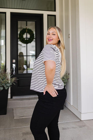 You're My Sweetheart Striped Top - Crazy Daisy Boutique