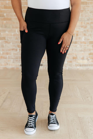 Running Up That Hill Side Panel Leggings - Crazy Daisy Boutique