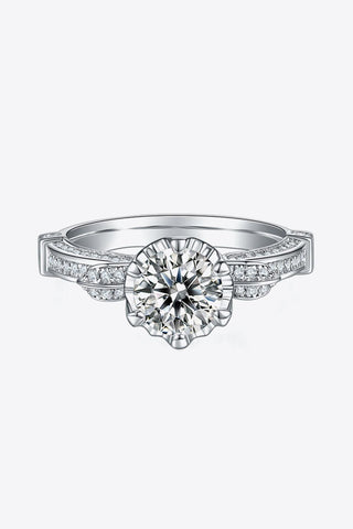 Adored 1 Carat Moissanite 925 Sterling Silver Ring - Crazy Daisy Boutique