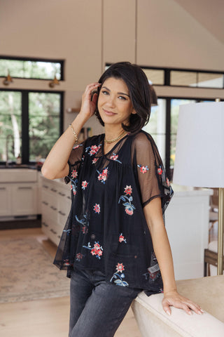 Best We've Got Embroidered Blouse - Crazy Daisy Boutique