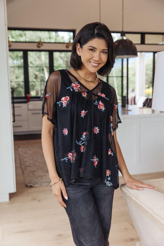 Best We've Got Embroidered Blouse - Crazy Daisy Boutique