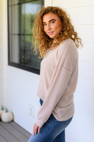 Calm In The Chaos V-Neck Sweater - Crazy Daisy Boutique