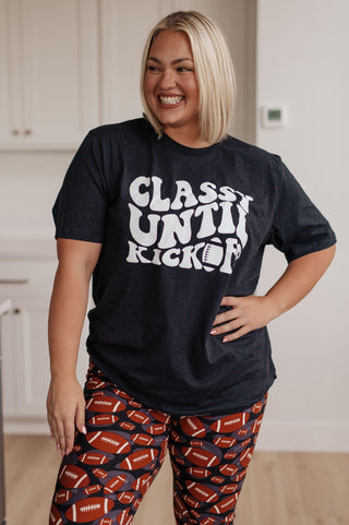 Classy Until Kickoff Tee - Crazy Daisy Boutique
