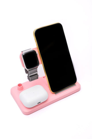 Creative Space Wireless Charger in Pink - Crazy Daisy Boutique