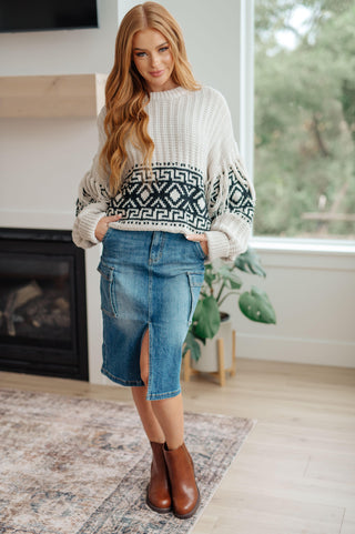 Don't Waver Fringe Detail Sweater - Crazy Daisy Boutique