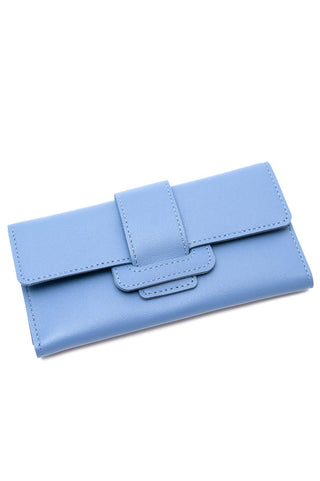 Hello Spring Oversized Wallet in Light Blue - Crazy Daisy Boutique