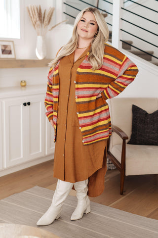 Henny Penny Striped Cardigan - Crazy Daisy Boutique