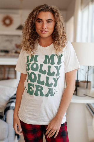 In My Holly Jolly Era Graphic T - Crazy Daisy Boutique