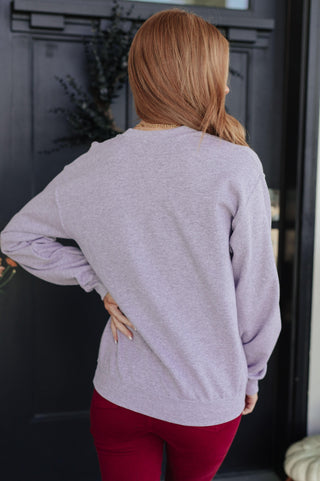 Merry Christmas Sweatshirt in Grey - Crazy Daisy Boutique