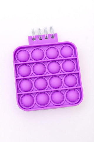 Mini Pop It Notebook in Purple - Crazy Daisy Boutique