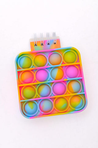 Mini Pop It Notebook in Rainbow - Crazy Daisy Boutique