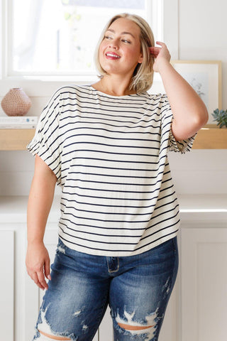 Much Ado About Nothing Striped Top - Crazy Daisy Boutique