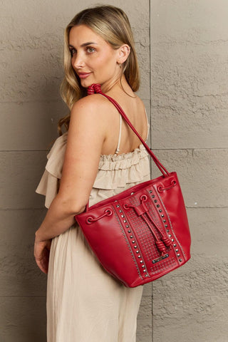 Nicole Lee USA Amy Studded Bucket Bag - Crazy Daisy Boutique