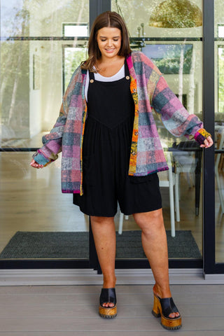 Nothing But Adventure Plaid Cardigan - Crazy Daisy Boutique