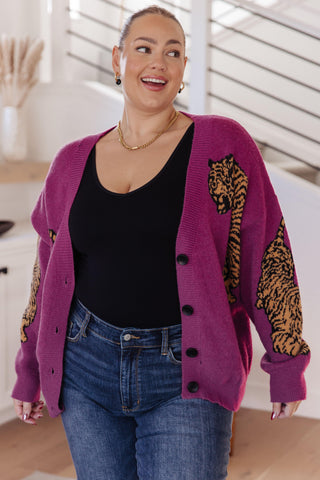 On the Prowl Tiger Cardigan - Crazy Daisy Boutique