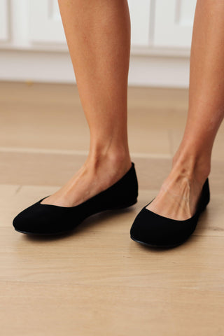 On Your Toes Ballet Flats in Black - Crazy Daisy Boutique