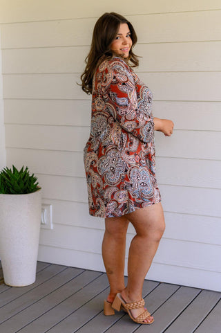 Precisely Why Paisley Dress - Crazy Daisy Boutique