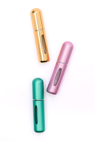 Refillable Travel Perfume Atomizer Set of 3 - Crazy Daisy Boutique