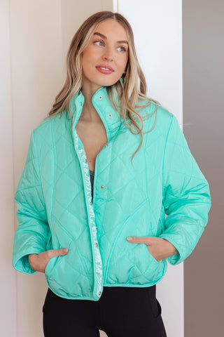 Slightly Distracted Puffer Jacket - Crazy Daisy Boutique