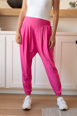 The Motive Slouch Jogger in Hot Pink - Crazy Daisy Boutique