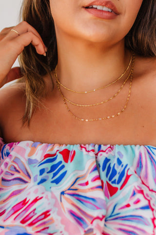 Triple Layered Necklace - Crazy Daisy Boutique