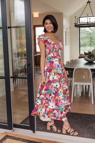 Walk in the Flowers Maxi Dress - Crazy Daisy Boutique